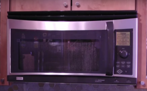 Over the range microwave oven
